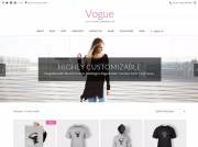 Vogue. Шаблон для сайта о моде на Wordpress.